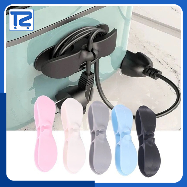 RETAIL Cable Organizer Holder Cable Winder Stick-on Cable Holder Ribbon HM1048 - TZ