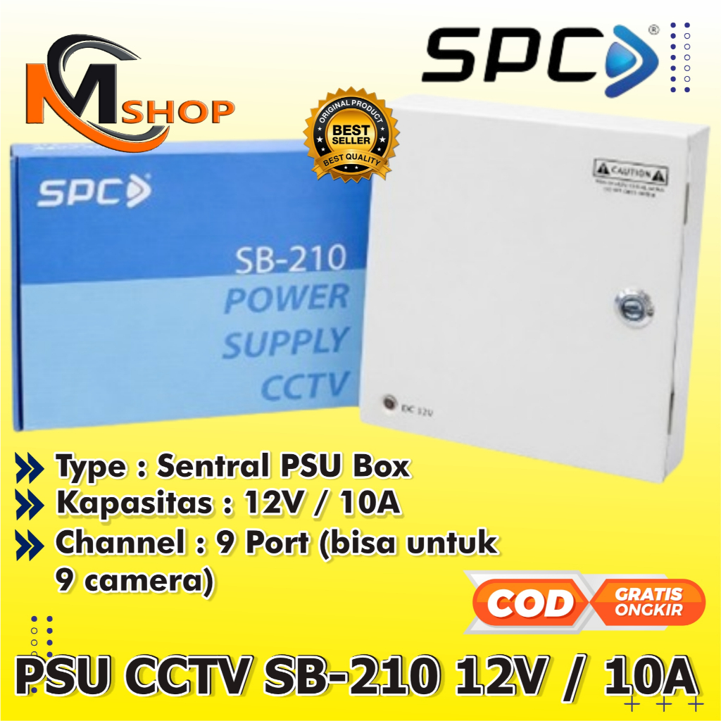 PSU Power Supply Adapter CCTV Box 12V 10A / 20A Net สําหรับกล้องวงจรปิด