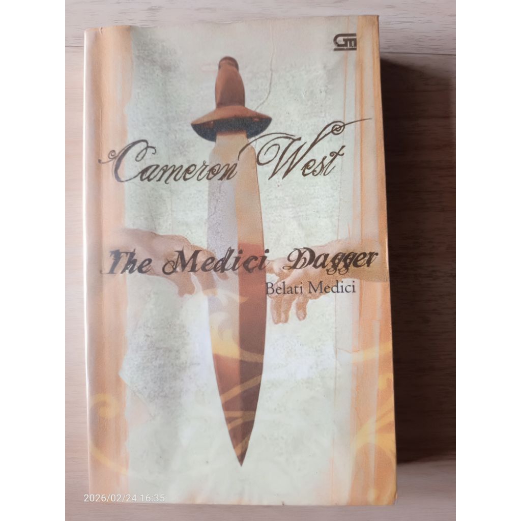 Preloved Novel The Medici Dagger (Cameron West) Dagger Medici