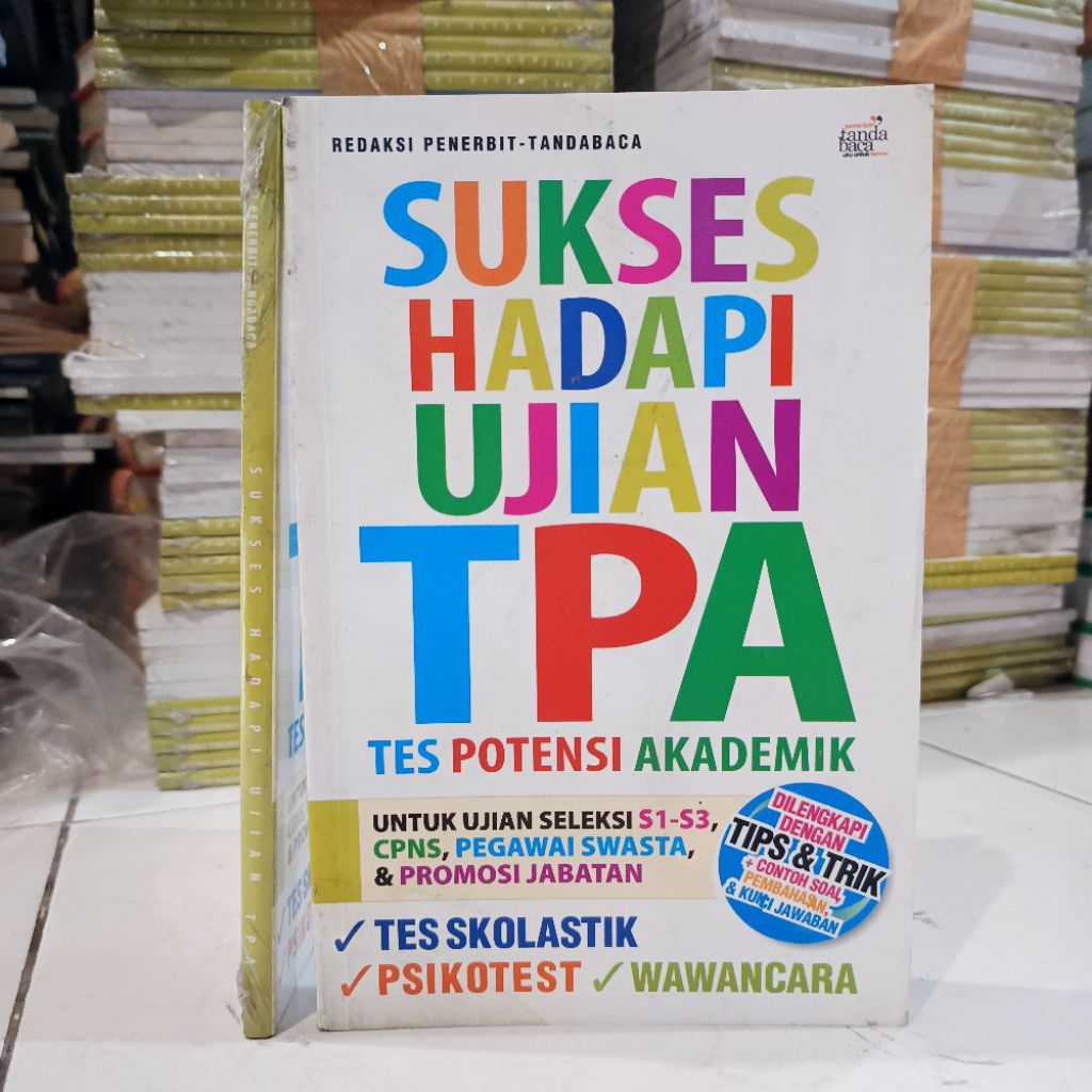 (ORIGINAL) ACADEMIC POCENTIAL TEST BOOK / SUCCESS สําหรับ TPA EXAMS