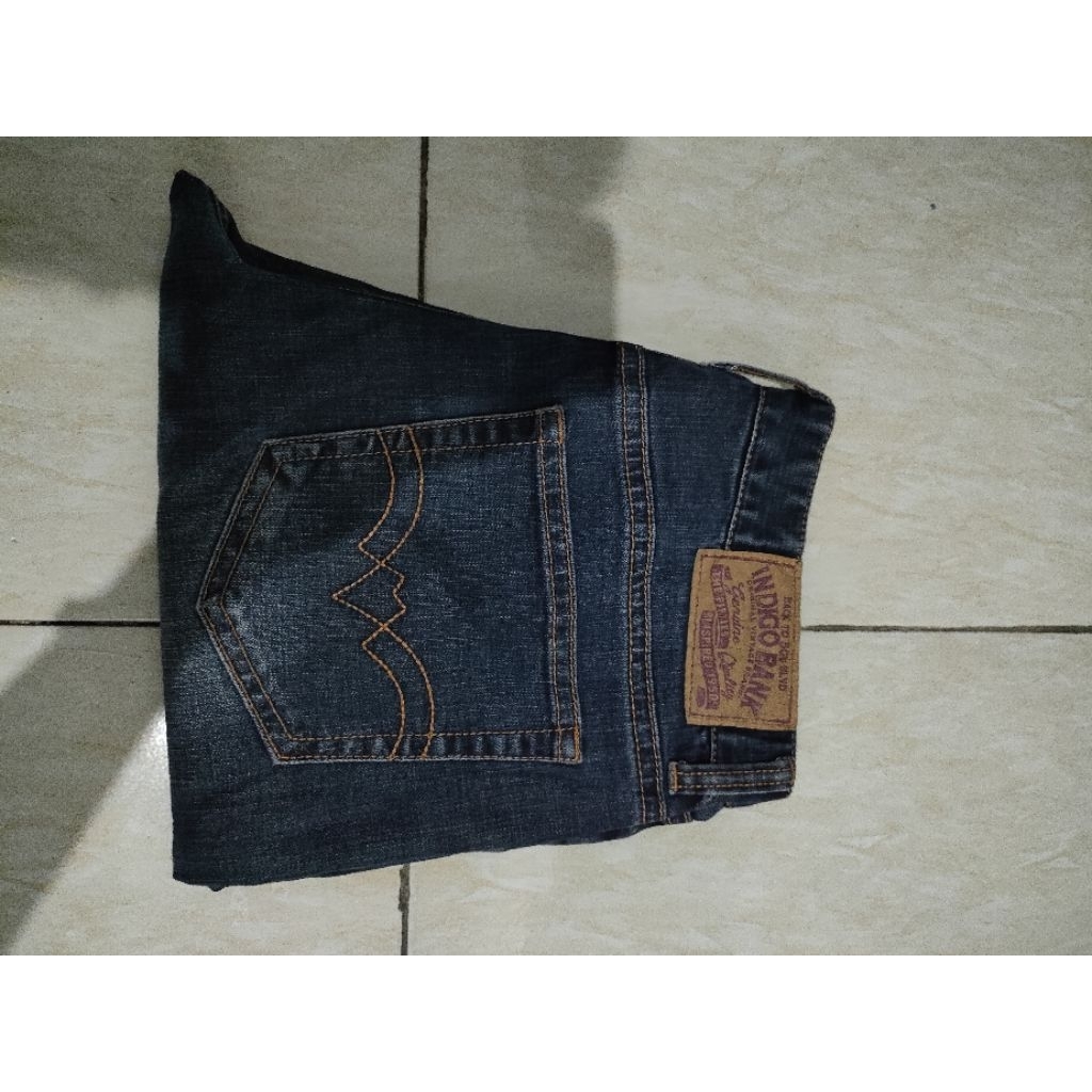 กางเกงยีนส์ Vintage Indigo Bank สําหรับผู้ชาย