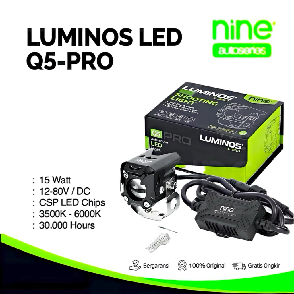 LUMINOS LED NINE Q5 MINI SHOOTING LIGHT DEVIL EYE ดั้งเดิม