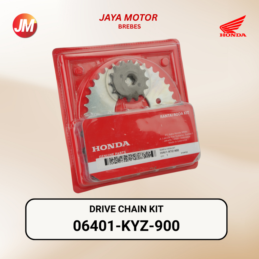 06401KYZ900 ชุดโซ่ขับเคลื่อน - Honda Supra X 125 FI / คาร์บูเรเตอร์ 06401-KYZ-900