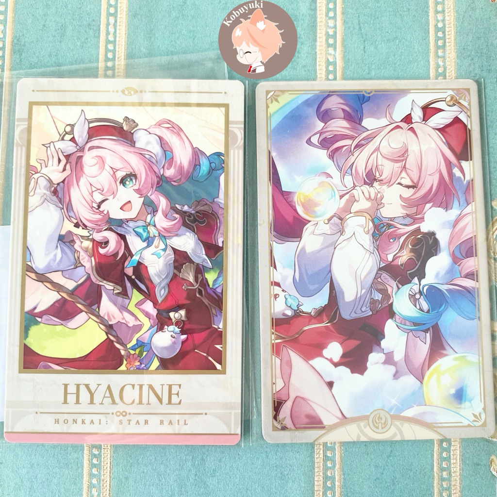 Official Star Rail Hyacine Hyacinthia Amphorus chrysos heir Lightcone โพลารอยด์สะสมการ์ดการ์ดกรวยไฟ 