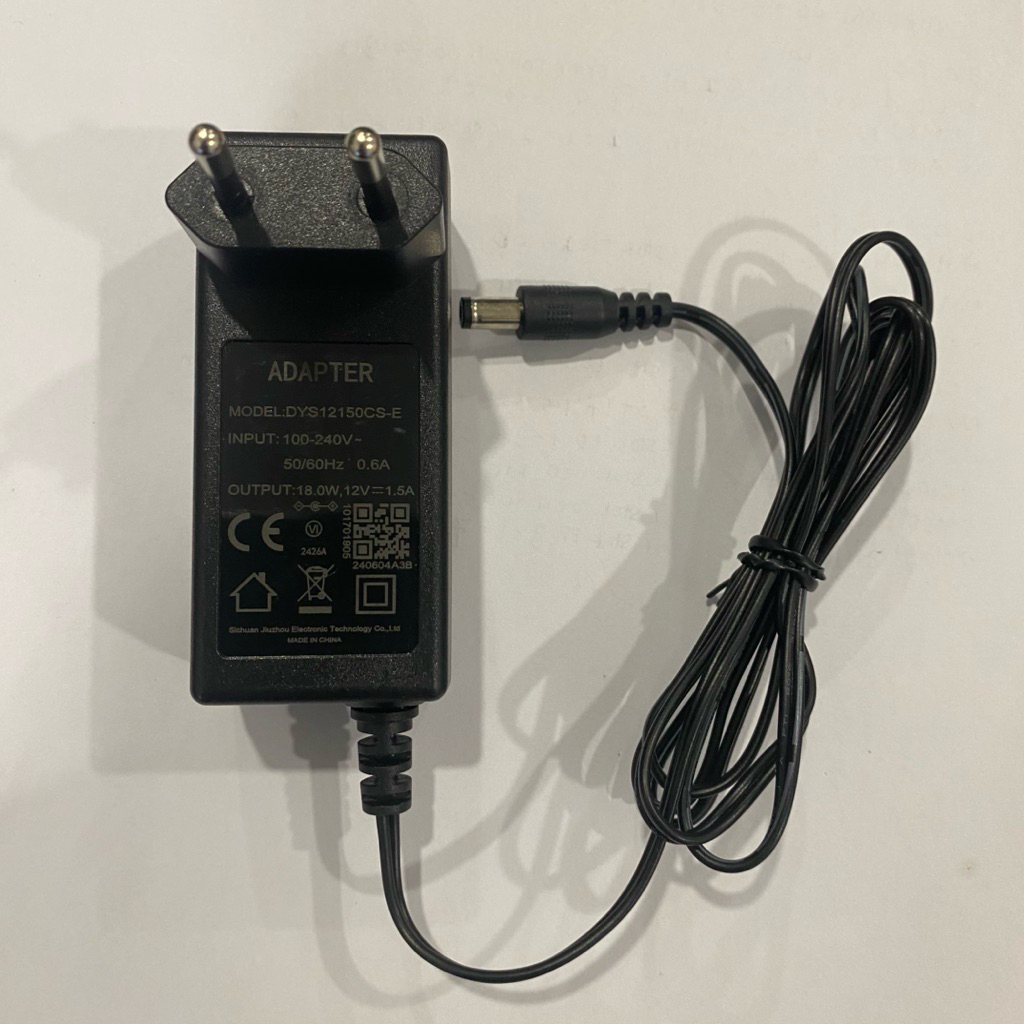 Ezviz Power Adapter 18W 12V 2A สําหรับกล้องเลนส์คู่ NVR NAS R5C