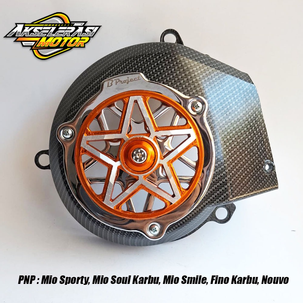 Mio Sporty Carbon WTP พัดลมชุด Spinner Bigproject V2 PNP Mio Soul Karbu Nouvo Fino Lama