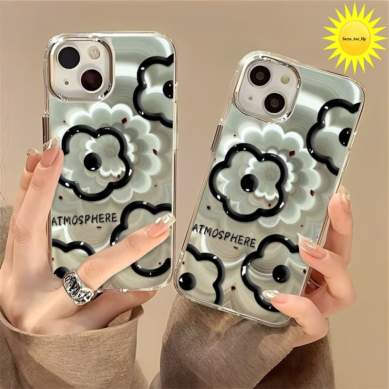 3d ภาพลวงตาดอกไม้ Motif สําหรับ Iphone 11 11 Pro 11 Pro Max X Xs Xr Xs Max -Bcc