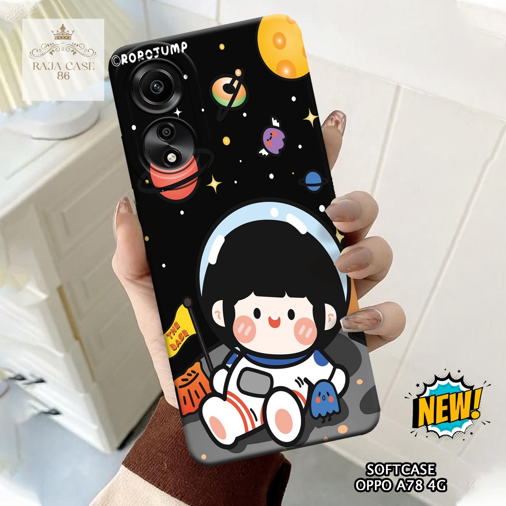 เคส HP Oppo A78 4G - เคส Oppo A78 4G - เคสการ์ตูน Motif - ฟิล์มกันรอยมือถือ - Oppo A78 4G Softcase -