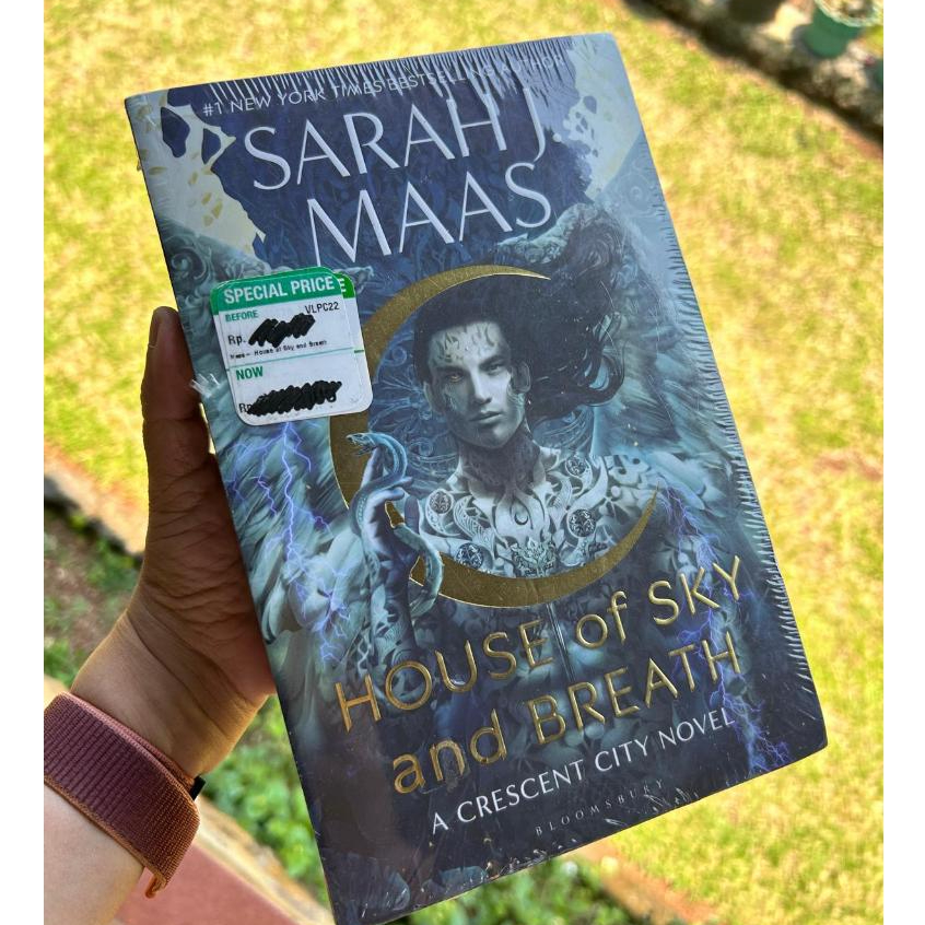 Sarah J Maas House of Sky and Breath Crescent City 2 นวนิยายแฟนตาซีภาษาอังกฤษ