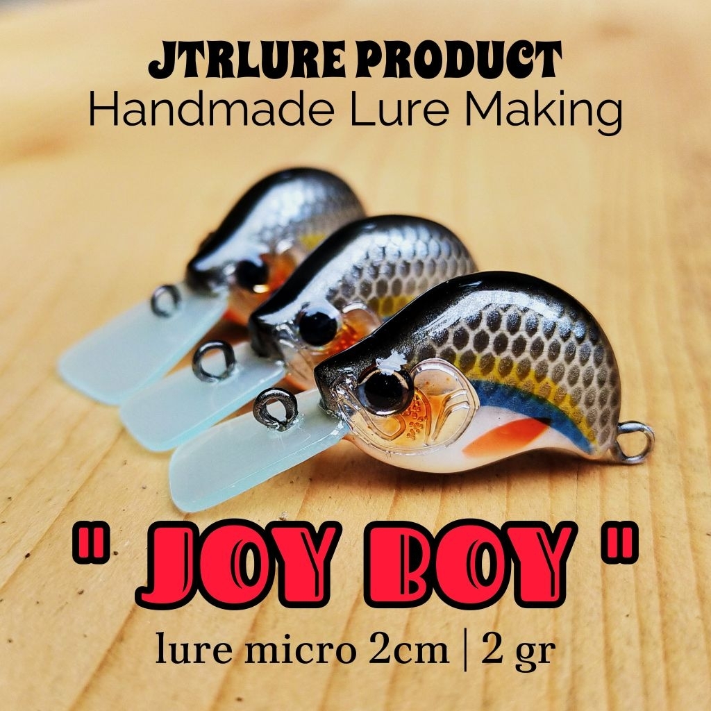 JOYBOY LURE 2CM | ล่อทํามือ | ไมโครฟิชชิ่ง | ล่อไม้ |Jtrlure