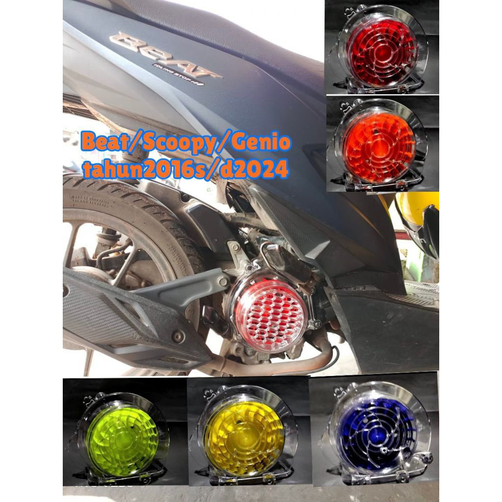 ฝาครอบพัดลมโปร่งใสสําหรับ Beat Scoopy Genio MV88 รถจักรยานยนต์อัตโนมัติ