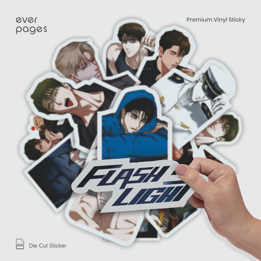 (25 ชิ้น) สติ๊กเกอร์กันน้ําไฟฉาย Manhwa - HP, Tumblr, แล็ปท็อป, หนังสือ