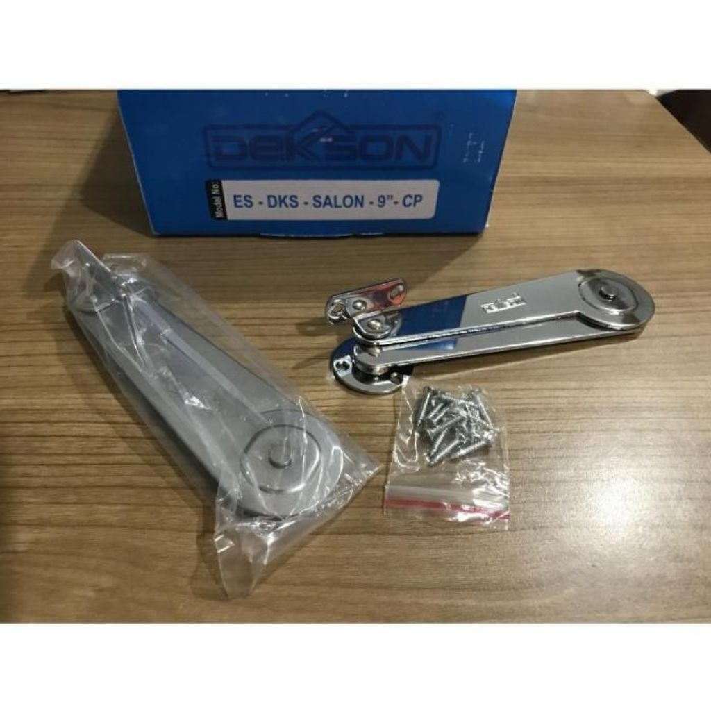 บานพับร้าน Dekkson 9" Chrome ES-DKS-SALON-9"-CP