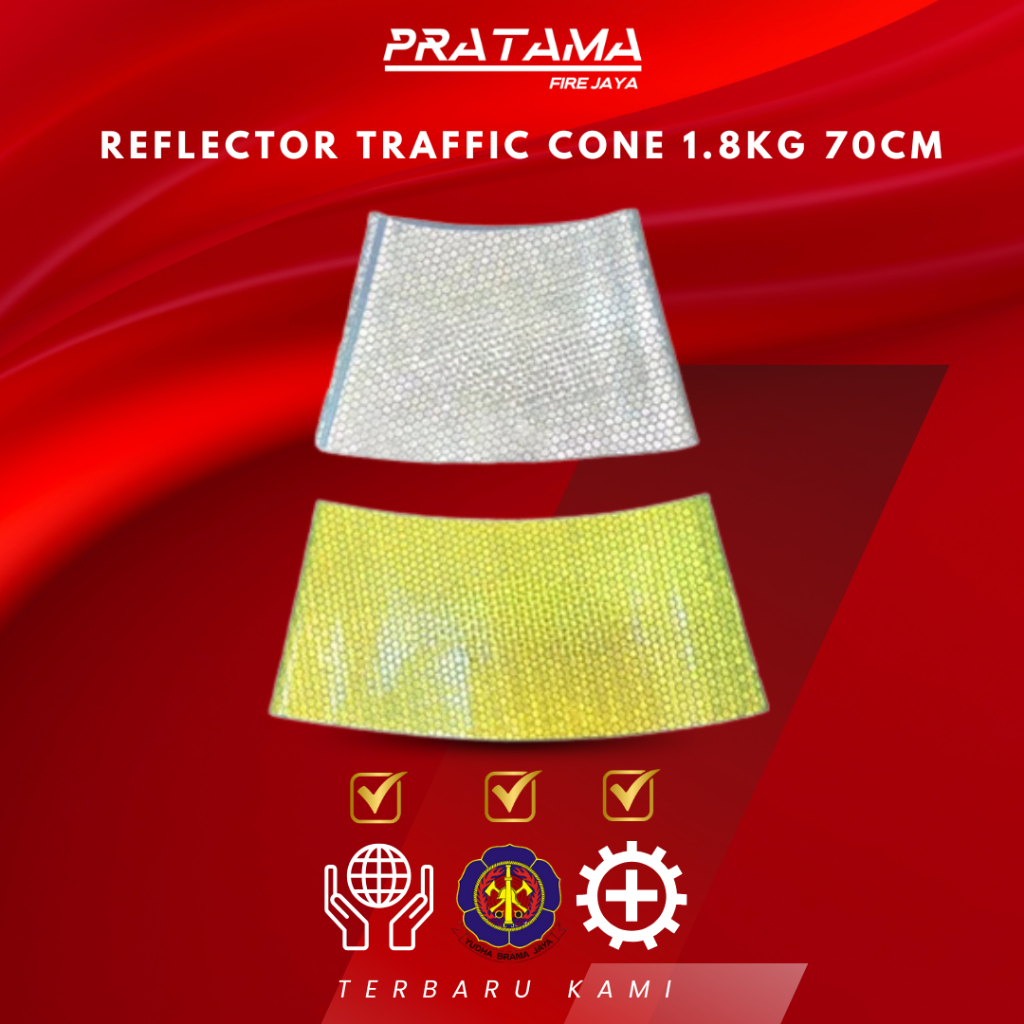 TRAFFIC CONE REPLLER 1.8KG 70CM PRATAMA FIRE JAYA