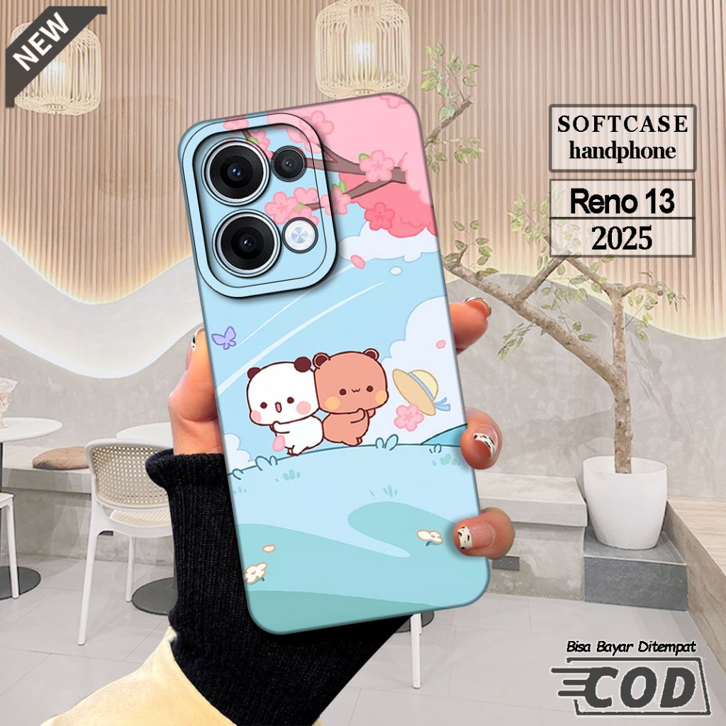 เคส Oppo RENO 13 5G 2025 - เคส Oppo RENO 13F 4G/5G 2025 - เคสซิลิโคนสีดําสุดเท่ ยืดหยุ่น ใส