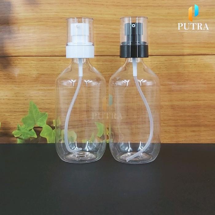 ขวดปั๊มบําบัดขนาดใหญ่ 300ML / ขวดพลาสติก PET ใส 300ML