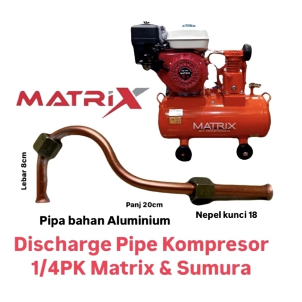 1/4" MATRIX และ SUMURA TRUMPET QUESTION MARK PIPE / TRUMPET COMPRESSOR PIPE QUESTION MARK