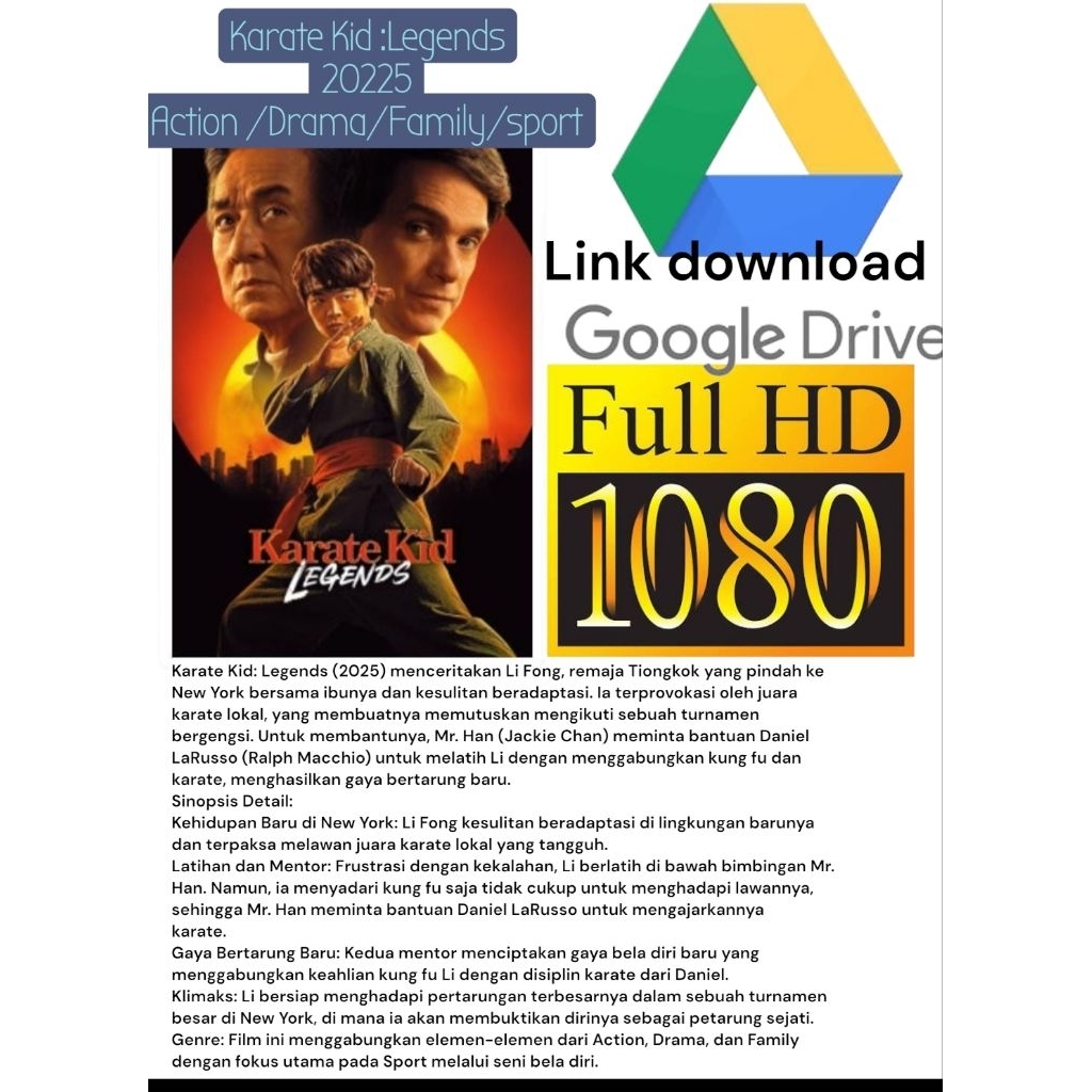 Karate Kid Legends( 2025 ) ไดรฟ์ภูมิศาสตร์