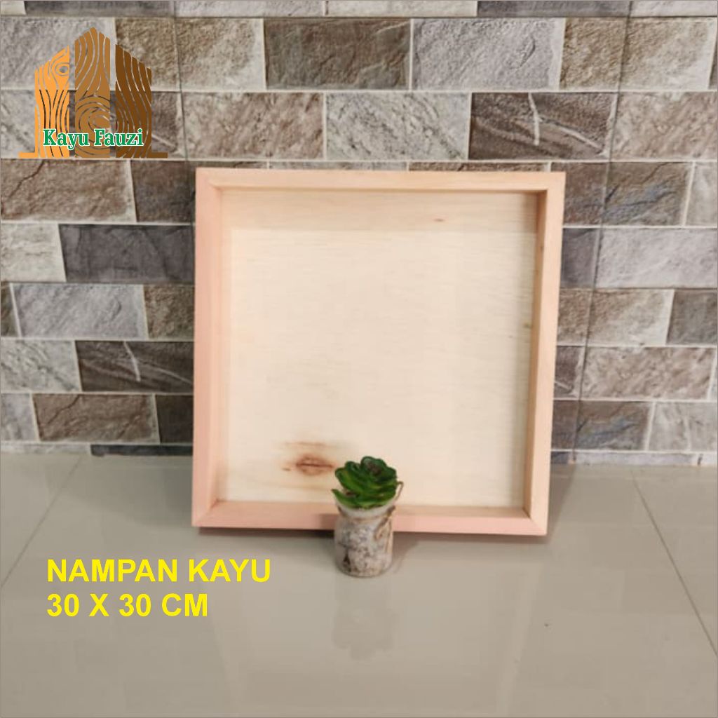 WOODEN TRAY 30 X 30 CM / MULTIPURPOSE TRAY / GIFT TRAY / WOODEN TRAY
