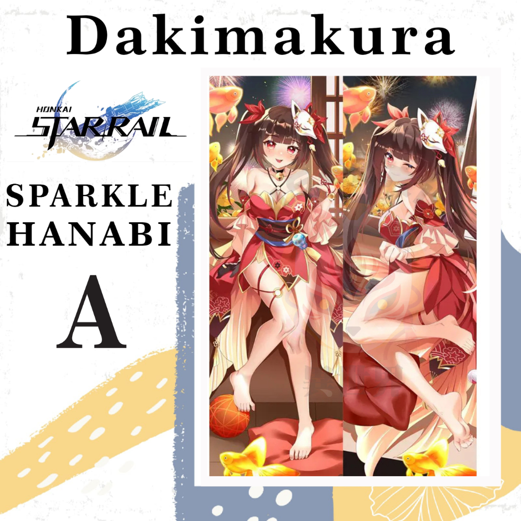 Hanabi Sparkle HSR Honkai Star Rail Pillow Case
