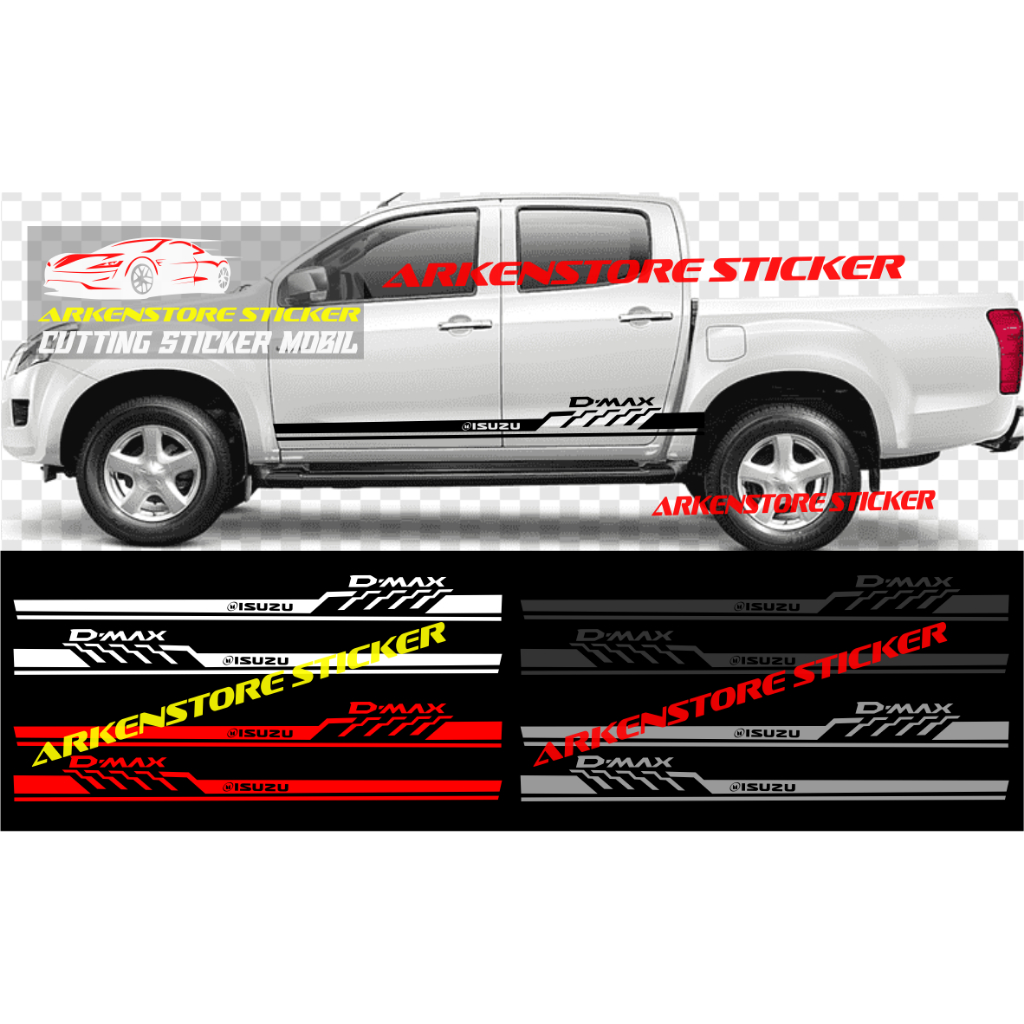 สติ๊กเกอร์ติดรถ Dmax สติ๊กเกอร์ตัด สติ๊กเกอร์ติดรถ isuzu Dmax สติ๊กเกอร์ Dmax