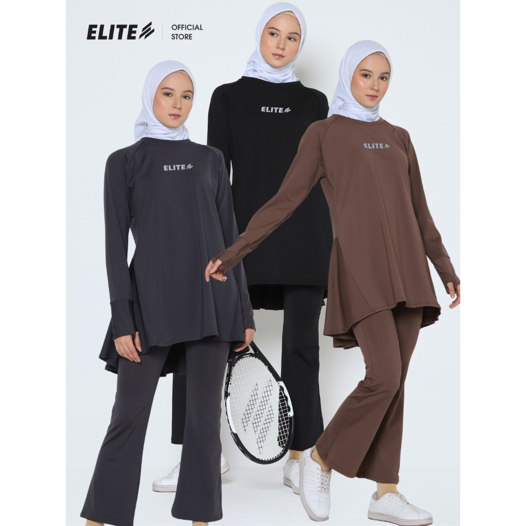 ELITE - เสื้อ+เลกกิ้ง LATIFA SET 2in1 | ชุดกีฬาผู้หญิง | Tennis Padel [ฟรีถุงเท้า]