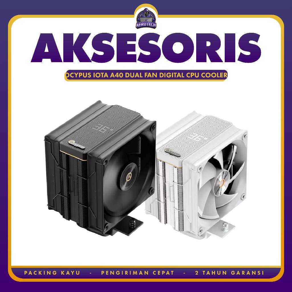 OCYPUS IOTA A40 DUAL FAN DIGITAL CPU AIR COOLER การรับประกันอย่างเป็นทางการ