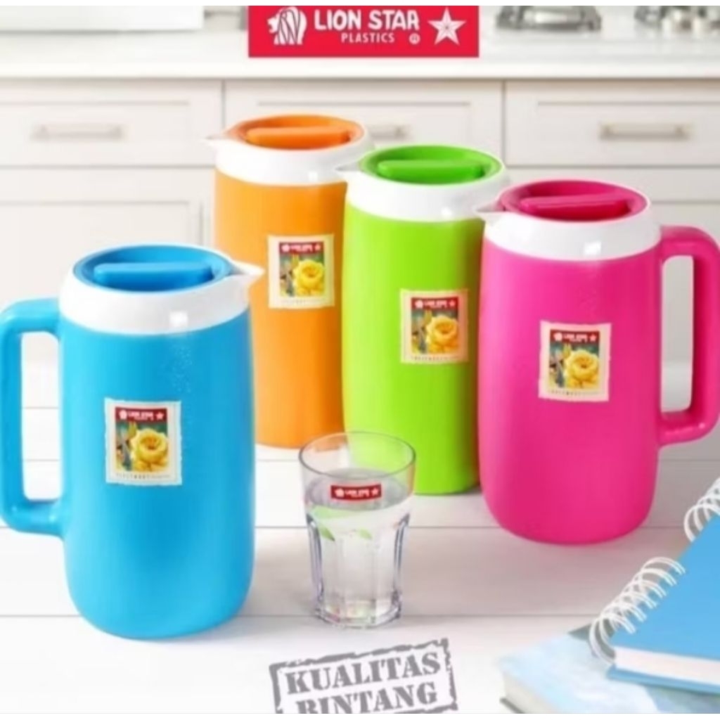 TERMOS LION STAR Thermos เหยือกน้ํา 1.7 ลิตร K-7 ทนความร้อนและเย็น BFA ฟรี