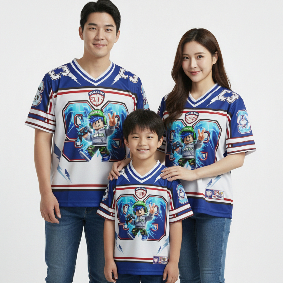 SHIBAKIDS Premium Over Size Jersey สําหรับเด็กและผู้ใหญ่ / คู่รัก / Roblox Game T-Shirt / Vintage