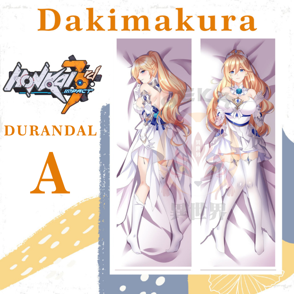 Durandal HI Honkai Impact 3rd DAKIMAURA ฝาครอบ PILLOW