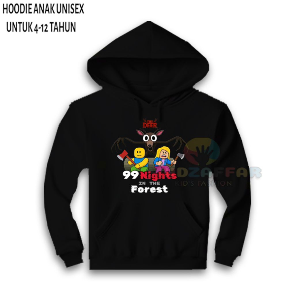 99 NIGHT IN FOREST ROBLOX CHILDRENS HOODIE JACKET 99 NIGHT IN FOREST CHILDRENS JACKET