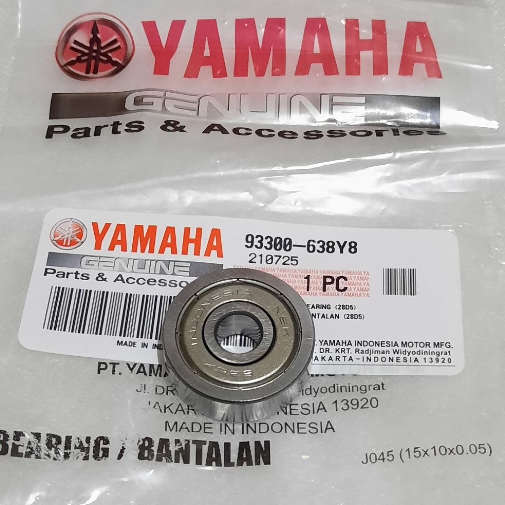 CVT CRANK BEARING สําหรับ OLD MIO SPORTY SMILE FINO SOUL ORIGINAL YAMAHA 9300638Y8