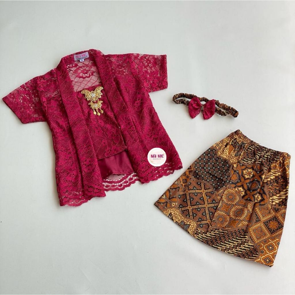 Kata Kids Kebaya Kubaru Baby/Kebaya Baby Skirt Jagat/Baby 0-12 เดือน