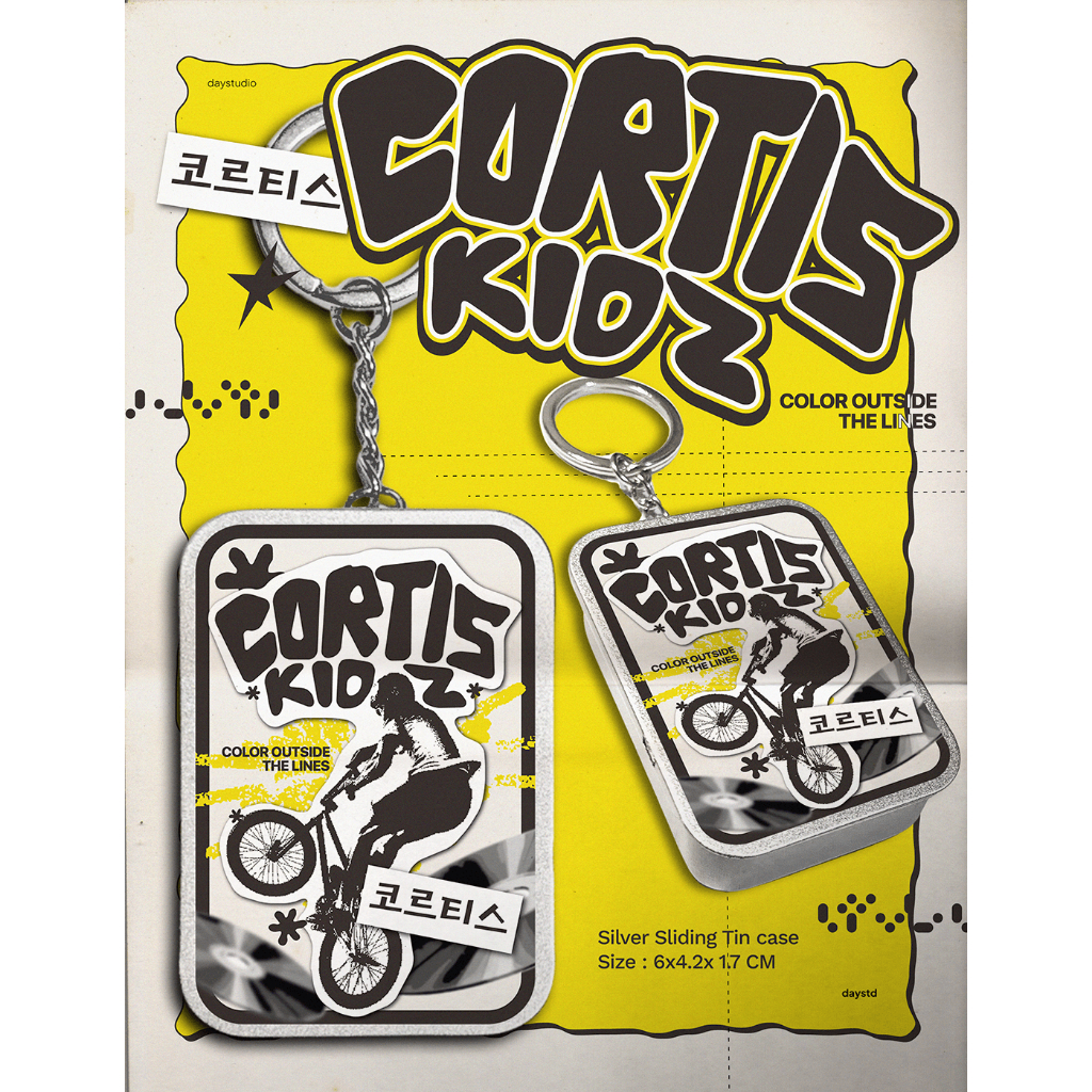 พวงกุญแจเคสดีบุก CORTIS Kidz
