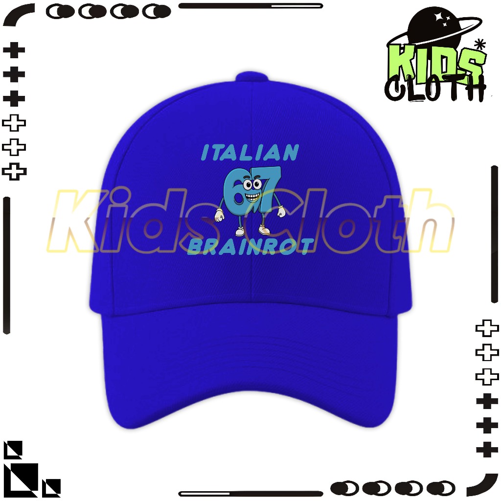 CUSTOM ANOMALI ITALIAN 67 BRAINROT CHILDRENS BASEBALL CAP - ANOMALI ITALIAN 67 BRAINROT VIRAL CHILDR