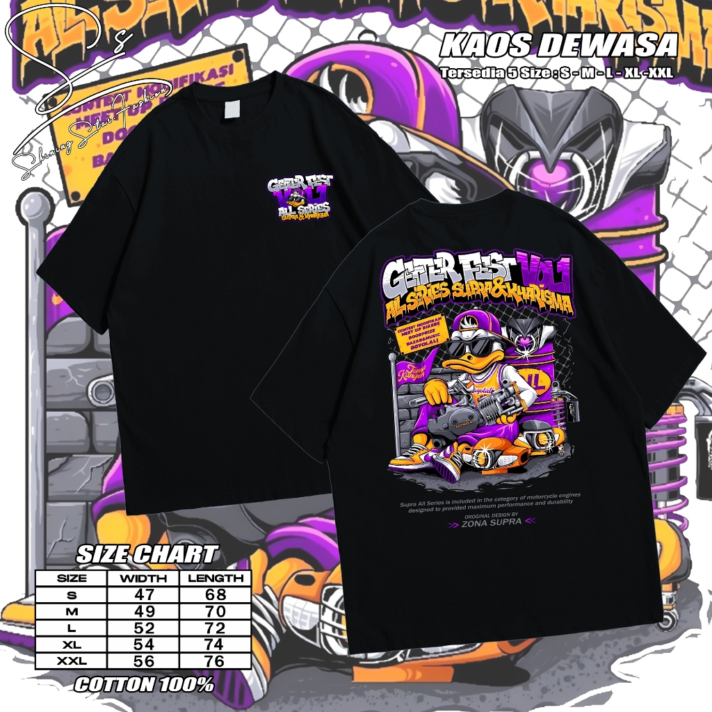 Supra Boyolali GETTERFEST เสื้อยืด Unisex - เสื้อยืดผู้ชายและผู้หญิง - เสื้อ Supra