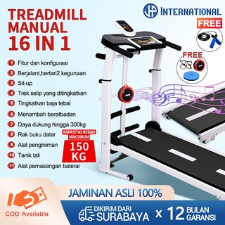 Treadmill Manual MultiFungsi Treadmill 15 in 1-Alat Fitness Termurah JF CABANG SURABAYA