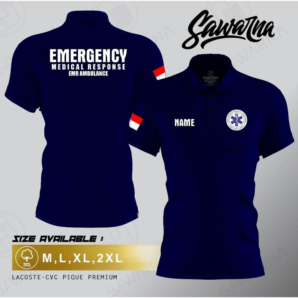 เสื้อโปโล เสื้อยืด เสื้อคอปก Distro Driver รถพยาบาลไดร์เวอร์รถโรงพยาบาล IGD UGD EMERGENCY MEDICAL RE