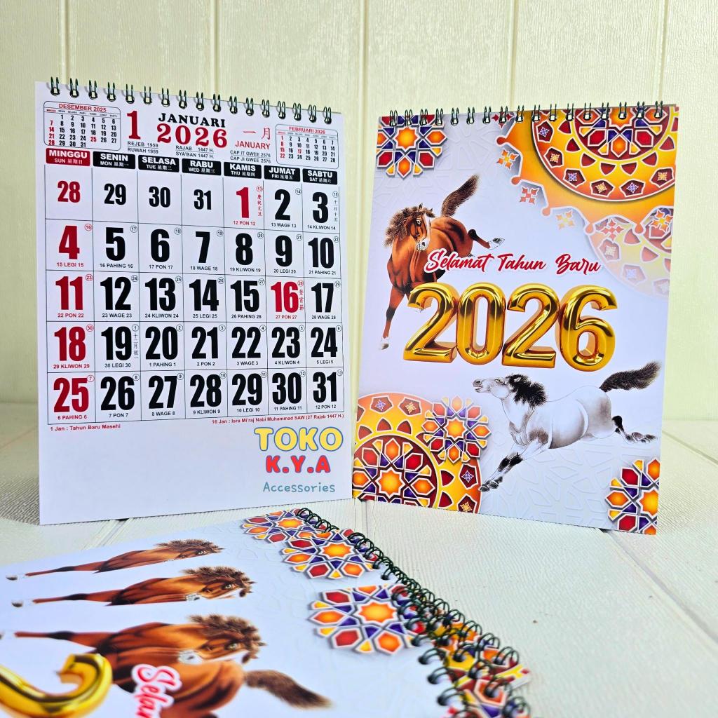 2026 VERTICAL KM-12 WORK DESK CALENDAR LATEST YEAR 2026