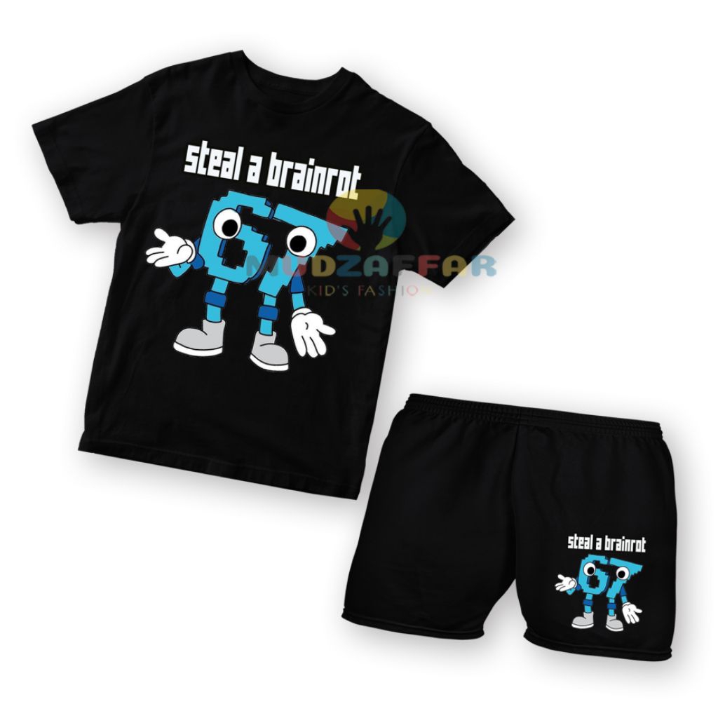 STEAL AROT BRAIN 67 CHILDRENS SHIRT 67 STEALT A BRAINROT SHIRT