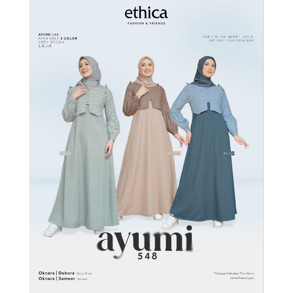 ชุด Ayumi 548 by Ethica official / ชุด Ayumi / ชุด Ethica