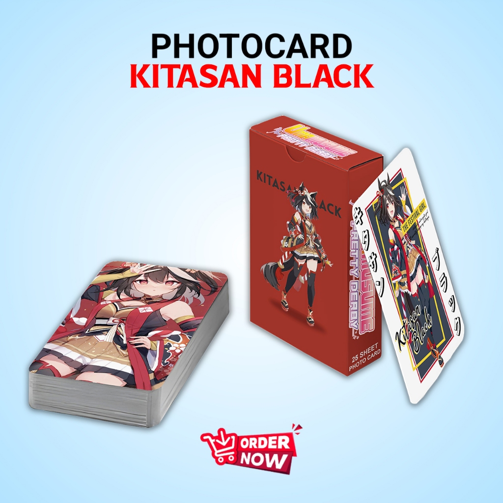 ชุดรูปถ่าย KITASAN BLACK ANIME UMAMUSUME PRETTY DERBY PREMIUM FREE BOX