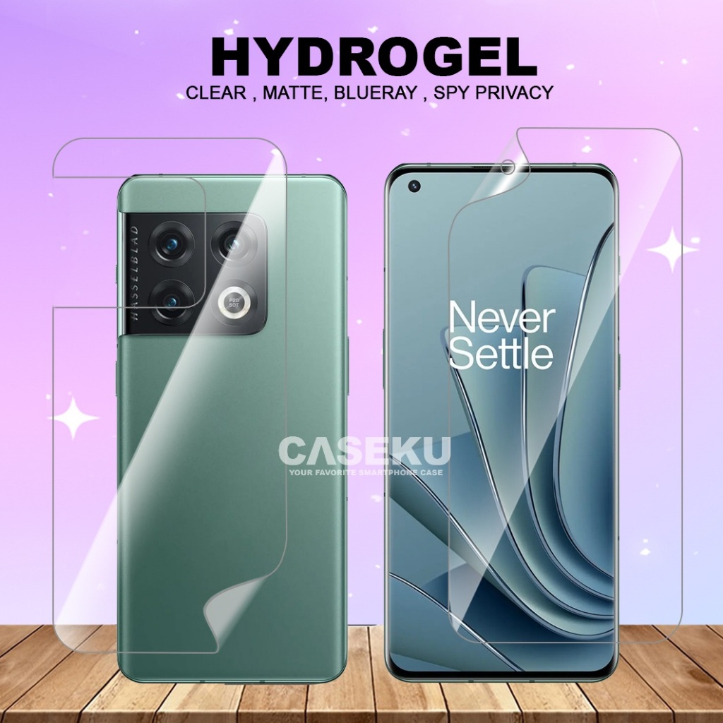 ไฮโดรเจลป้องกันรอยขีดข่วน One Plus 10 Pro One Plus 11 One Plus 12 One Plus 13S One Plus 13T 5G Clear
