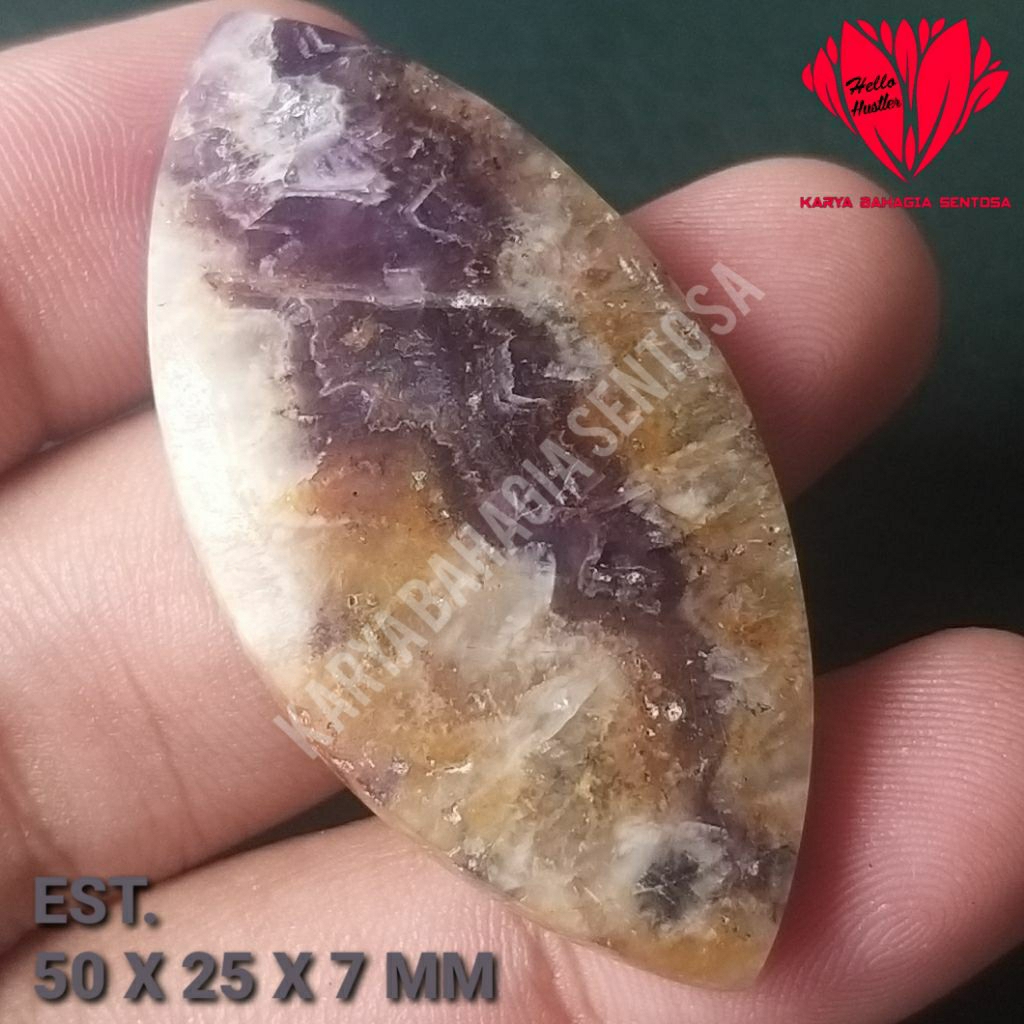 Natural Amethyst Pancawardi Triwarna Signature Collection