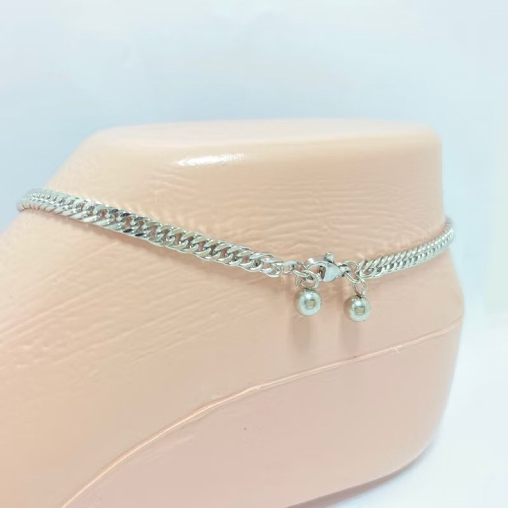 ผู้หญิง ANKLE BRACELET BOBA รุ่น ANKLE BRACELET ANTI-RUST TITANIUM ANKLE BRACELET DOES ไม่แฟชั่น ANK