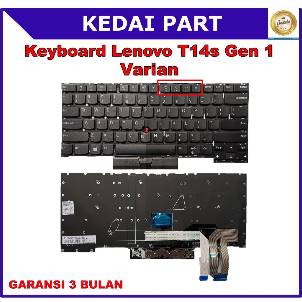 Lenovo Thinkpad T14s Gen1 Gen 1 1st Gen 2020 20T0 20T1 Pointer Backlight Backlite