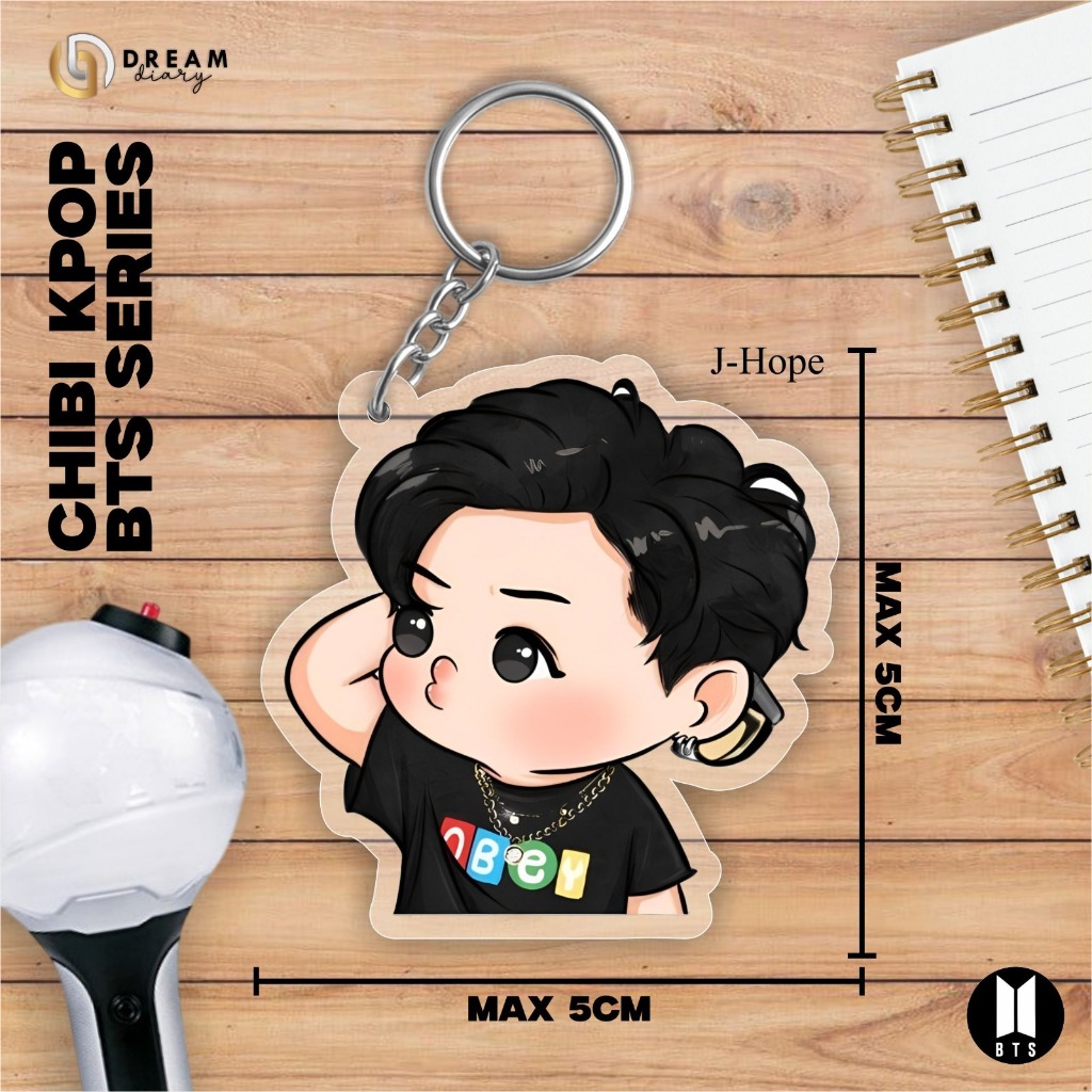 พวงกุญแจนักแสดงเกาหลี GANTUNGAN | พวงกุญแจนักแสดงเกาหลี | พวงกุญแจ KPOP พร้อม J-Hope