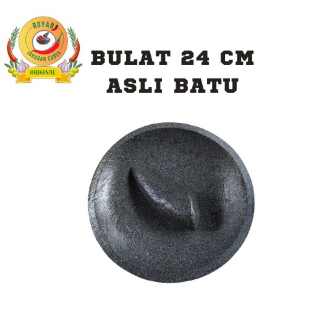 24 CM MANUAL FAHAT MORTAR ฟรี PURE ORIGINAL MOUNTAIN STONE MORTAR