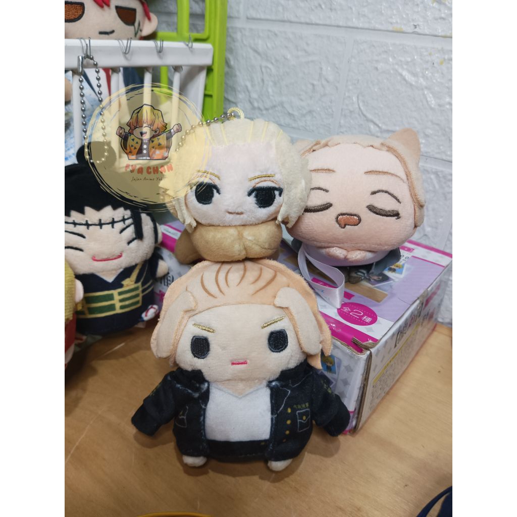 Mikey Sano Manjiro พวงกุญแจตุ๊กตาตุ๊กตาอะนิเมะ Tokyo Revengers TokRev