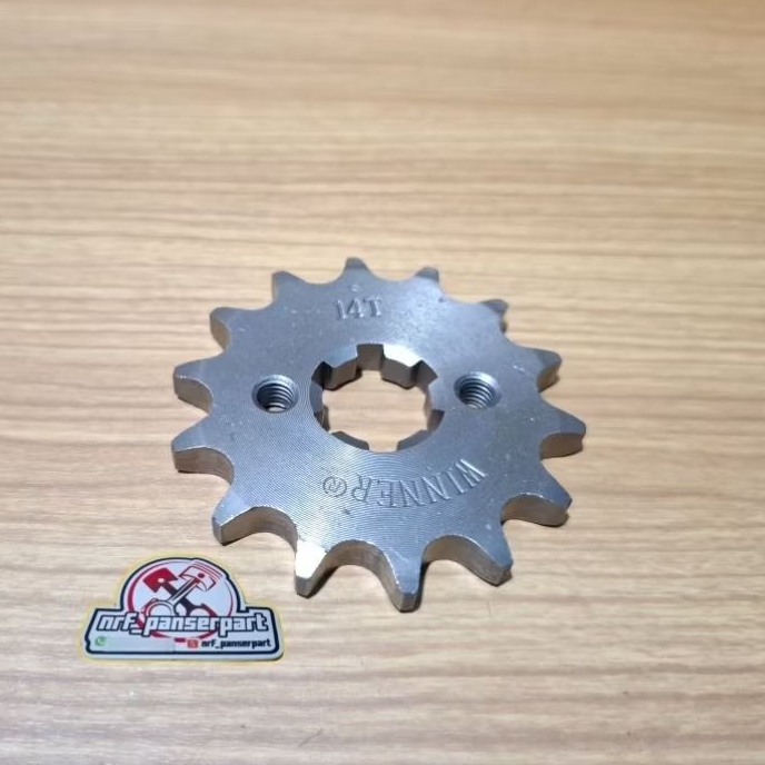 เกียร์หน้า NINJA R 14T/FRONT PULL GEAR KAWASAKI NINJA 150 R 428-14 T WINNER